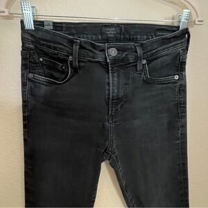 COH High Rise Rocket Ankle Skinny Black Jeans Size 26